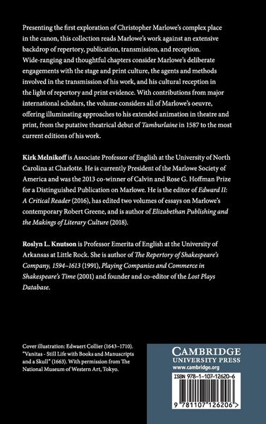 Produktbild: Christopher Marlowe, Theatrical Commerce, and the Book Trade