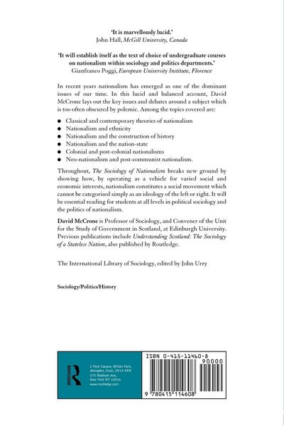 Produktbild: The Sociology of Nationalism