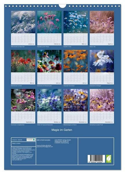 Produktbild: Magie im Garten (Wandkalender 2026 DIN A3 hoch), CALVENDO Monatskalender