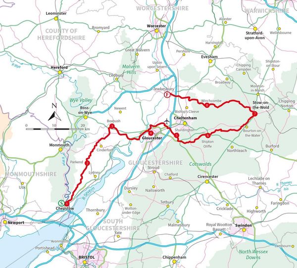 Produktbild: Walking the Gloucestershire Way