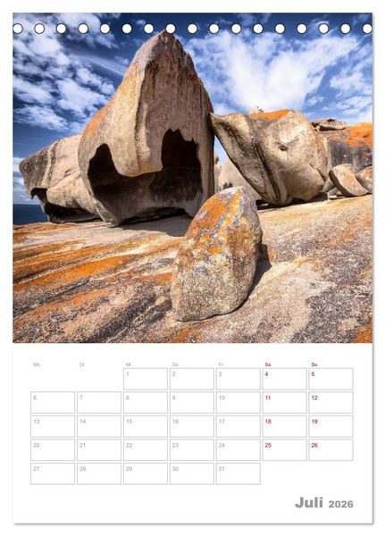 Produktbild: g'day Australien 2026 (Tischkalender 2026 DIN A5 hoch), CALVENDO Monatskalender