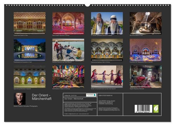 Produktbild: Der Orient - M&auml;rchenhaft (hochwertiger Premium Wandkalender 2026 DIN A2 quer), Kunstdruck in Hochglanz