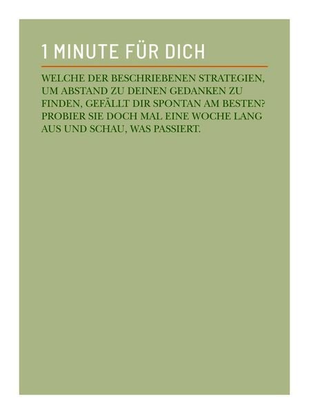 Produktbild: Die 1-Minuten-Strategie gegen Overthinking