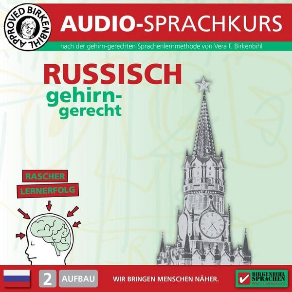 Produktbild: Birkenbihl Sprachen: Russisch gehirn-gerecht, 2 Aufbau, Audio-Kurs