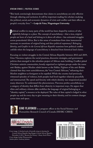 Produktbild: Belonging, Identity, and Conflict in the Central African Republic