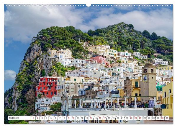 Produktbild: Italien - Inselparadiese von Capri bis Alicudi (hochwertiger Premium Wandkalender 2026 DIN A2 quer), Kunstdruck in Hochglanz