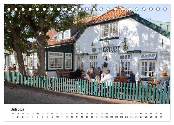 Produktbild: Lieblingsinsel Spiekeroog (Tischkalender 2026 DIN A5 quer), CALVENDO Monatskalender