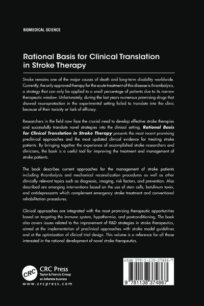 Produktbild: Rational Basis for Clinical Translation in Stroke Therapy