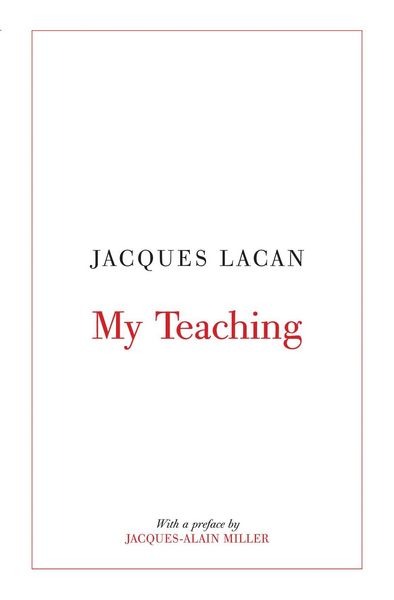 Produktbild: Lacan, J: My Teaching