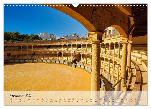 Produktbild: Ronda in Andalusien - Stadt auf einem Felsplateau (Wandkalender 2026 DIN A3 quer), CALVENDO Monatskalender