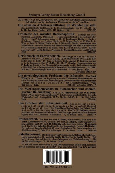 Produktbild: Das Sozialleben des industriellen Betriebs