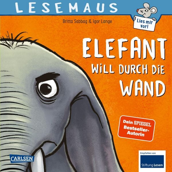 Produktbild: LESEMAUS 203: Elefant will durch die Wand