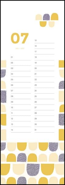 Produktbild: Geburtstagskalender Patterns