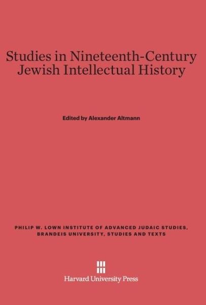 Produktbild: Studies in Nineteenth-Century Jewish Intellectual History