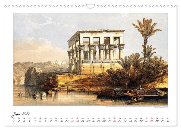 Produktbild: &Auml;gypten um 1840. David Roberts - Louis Haghe. Kunstkalender (Wandkalender 2027 DIN A3 quer), CALVENDO Monatskalender