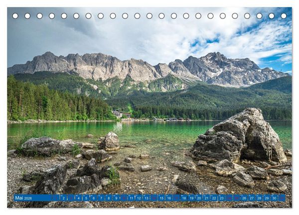 Produktbild: Imposante Berge (Tischkalender 2026 DIN A5 quer), CALVENDO Monatskalender