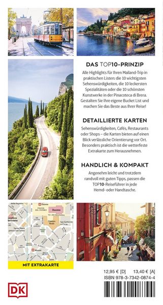 TOP10 Reiseführer Mailand & Oberitalienische Seen