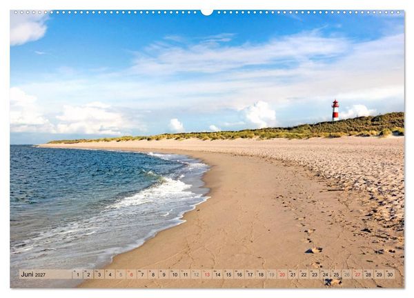 Produktbild: STRANDLUST Nordseeinsel Sylt (Wandkalender 2027 DIN A2 quer), CALVENDO Monatskalender