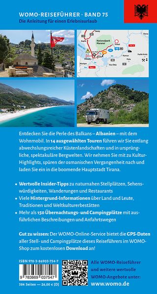 Produktbild: Entdeckertouren mit dem Wohnmobil Albanien