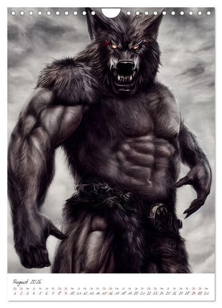 Produktbild: Dark Fantasy Art - Helden und Monster (Wandkalender 2026 DIN A4 hoch), CALVENDO Monatskalender