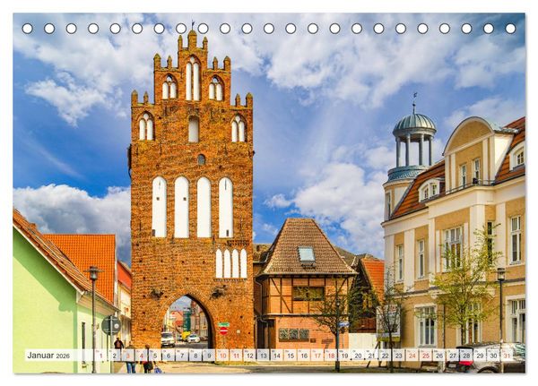 Produktbild: Grimmen Impressionen (Tischkalender 2026 DIN A5 quer), CALVENDO Monatskalender