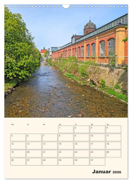Produktbild: Chemnitz Kulturhauptstadt Terminplaner (Wandkalender 2026 DIN A3 hoch), CALVENDO Monatskalender