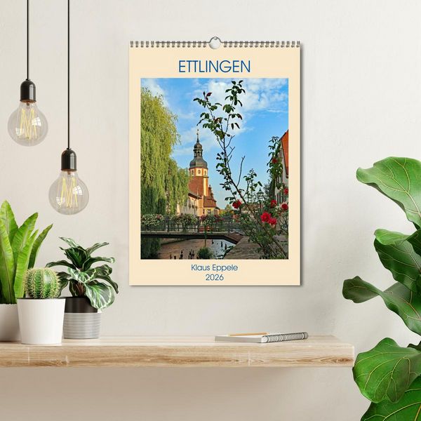 Produktbild: ETTLINGEN (Wandkalender 2026 DIN A3 hoch), CALVENDO Monatskalender