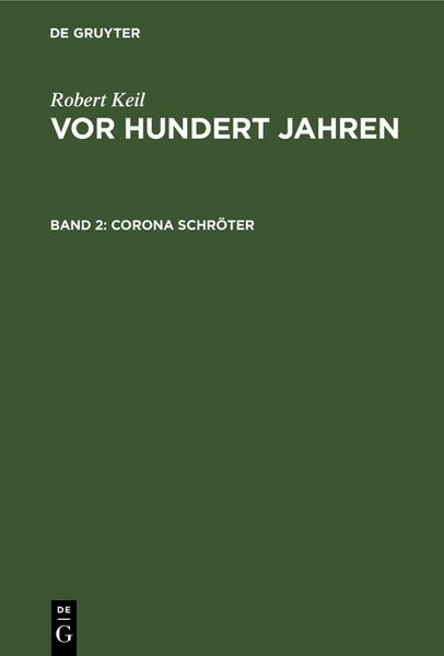Produktbild: Corona Schr&ouml;ter