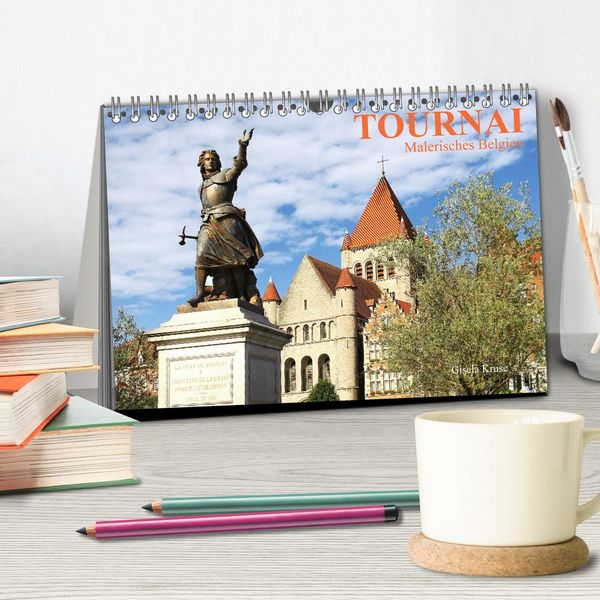 Produktbild: Tournai - Malerisches Belgien (Tischkalender 2026 DIN A5 quer), CALVENDO Monatskalender
