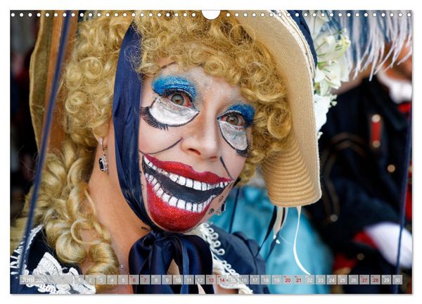 Produktbild: neunziggrad I photoart: venezia carnevale (Wandkalender 2026 DIN A3 quer), CALVENDO Monatskalender