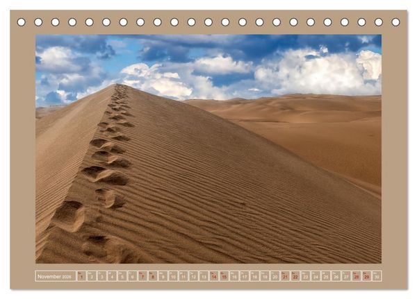 Produktbild: Sand und Schatten (Tischkalender 2026 DIN A5 quer), CALVENDO Monatskalender