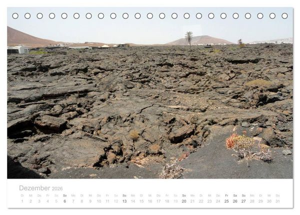 Produktbild: Die unwirkliche Welt von Lanzarote (Tischkalender 2026 DIN A5 quer), CALVENDO Monatskalender