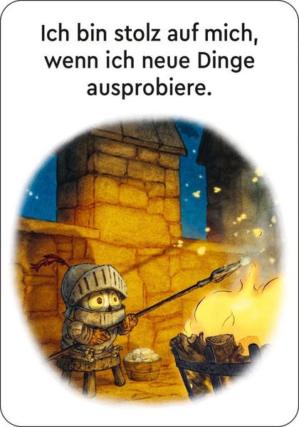 Produktbild: Die kleine Rittereule Mutmachkarten