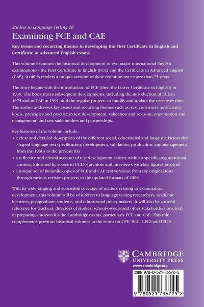 Produktbild: Examining FCE and CAE
