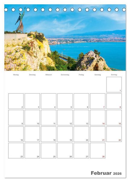 Produktbild: Cagliari - Urlaubsplaner (Tischkalender 2026 DIN A5 hoch), CALVENDO Monatskalender