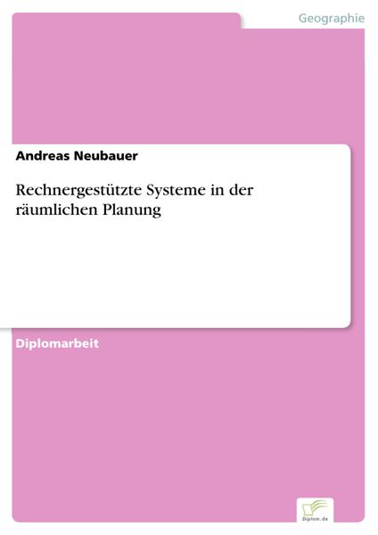 Produktbild: Rechnergest&uuml;tzte Systeme in der r&auml;umlichen Planung