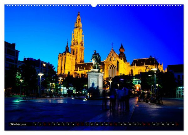Produktbild: Belgien - traumhaft sch&ouml;n! (hochwertiger Premium Wandkalender 2026 DIN A2 quer), Kunstdruck in Hochglanz