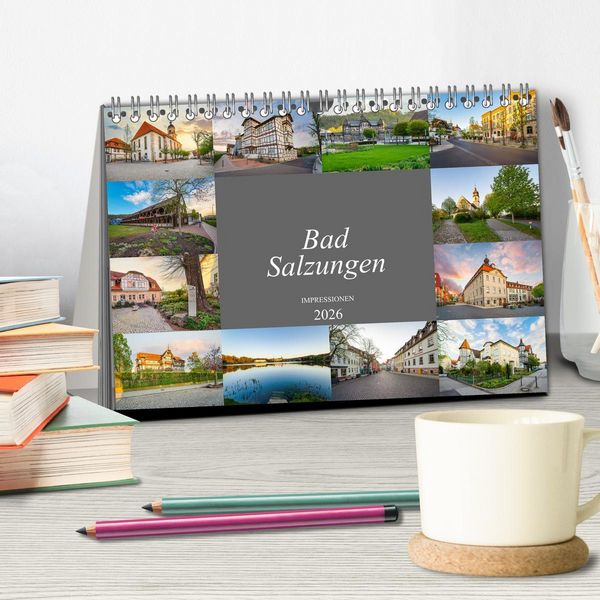 Produktbild: Bad Salzungen Impressionen (Tischkalender 2026 DIN A5 quer), CALVENDO Monatskalender