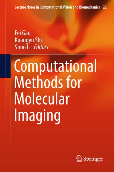 Produktbild: Computational Methods for Molecular Imaging