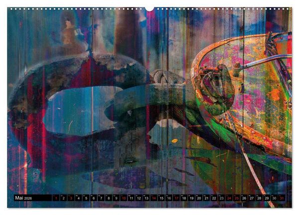 Produktbild: Hamburg Abstrakt (hochwertiger Premium Wandkalender 2026 DIN A2 quer), Kunstdruck in Hochglanz