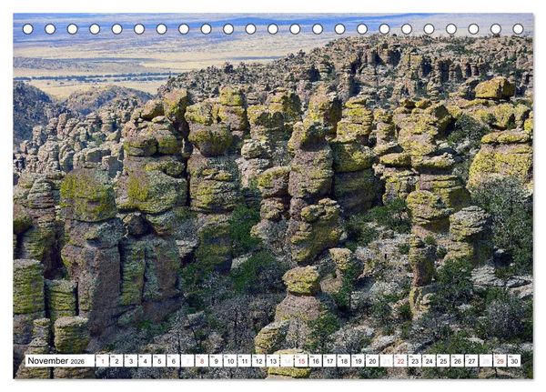 Produktbild: Naturwunder aus Stein im Westen der USA (Tischkalender 2026 DIN A5 quer), CALVENDO Monatskalender