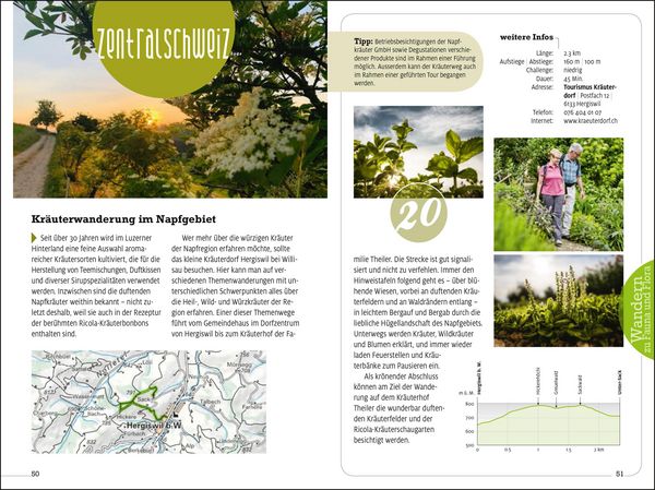 Produktbild: K&uuml;mmerly+Frey Erlebnis Schweiz Wandern zu Flora und Fauna - Wanderf&uuml;hrer