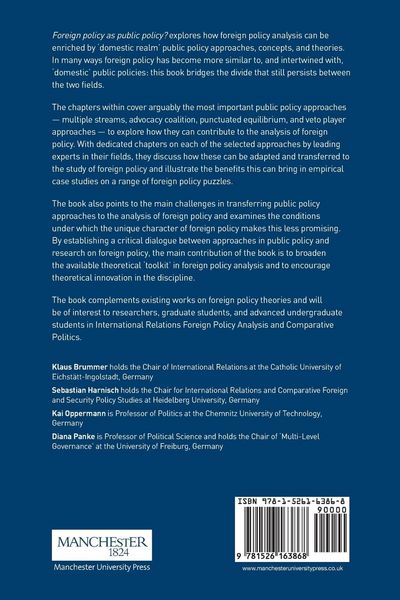 Produktbild: Foreign policy as public policy?
