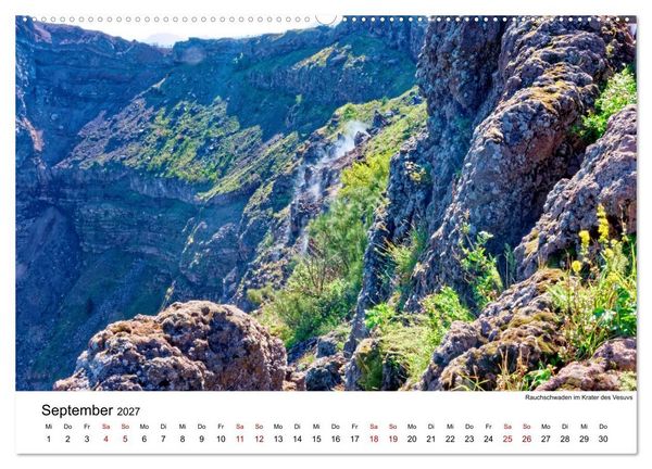 Produktbild: Historisches am Golf von Neapel (hochwertiger Premium Wandkalender 2027 DIN A2 quer), Kunstdruck in Hochglanz