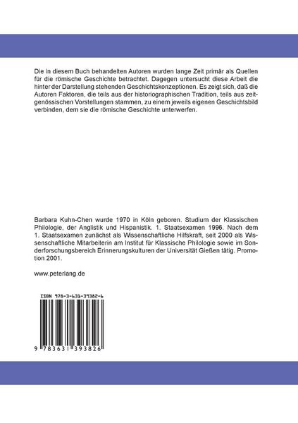 Produktbild: Geschichtskonzeptionen griechischer Historiker im 2. und 3. Jahrhundert n. Chr.