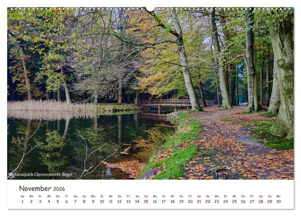Produktbild: Emsland Impressionen (Wandkalender 2026 DIN A2 quer), CALVENDO Monatskalender