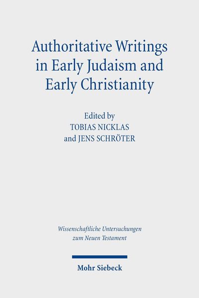 Produktbild: Authoritative Writings in Early Judaism and Early Christianity