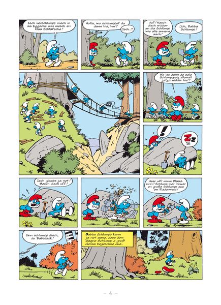 De Schlümpp uff Hessisch: Blauschlümpp unn Schwazzschlümpp