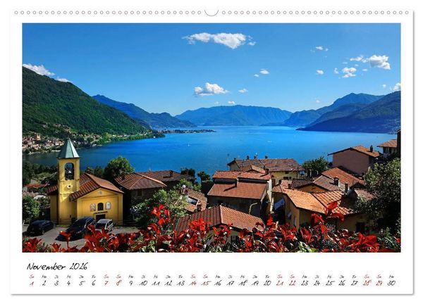 Produktbild: Der sch&ouml;ne Norden des Lago di Como (Wandkalender 2026 DIN A2 quer), CALVENDO Monatskalender
