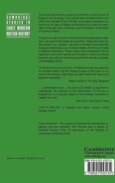 Produktbild: Prayer Book and People in Elizabethan and Early Stuart England